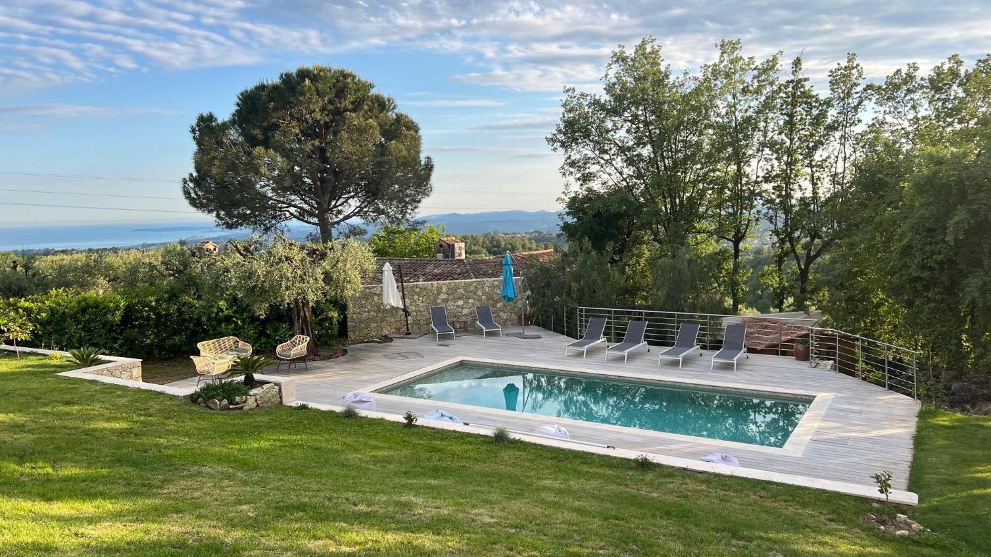 Magnifique Villa Moderne Avec Piscine La Gaude Eksteriør bilde